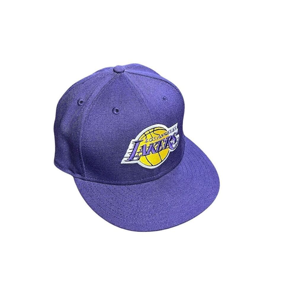 New Era Los Angeles Lakers 59Fifty Fitted Hat Purple Size 7 3/4